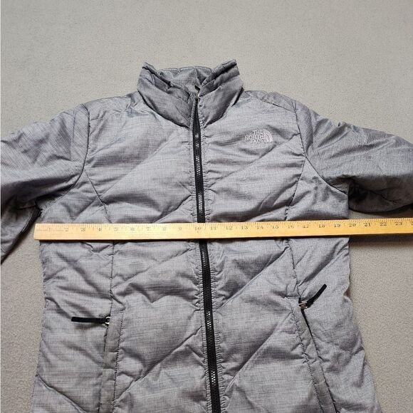 The North Face Down Filled Gray Puffer Jacket Sz Med - Picture 12 of 12